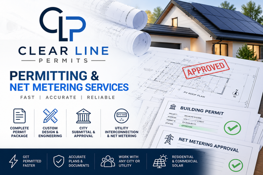 Clear Line Permits – Design, Engineering, Solar Permitting & Net Metering Services
